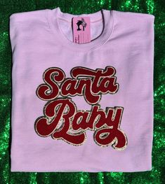 Crewneck Sweater, 50% cotton, 50% polyester Unisex Sizing: S, M, L, XL, 2XL, 3XL, 4XL CUSTOMIZATION: (please contact!) *In the personalization box choose the color of "Santa Baby" patch of your choice; Red or Pink. *If there is a sweatshirt color not listed that you are interested message us and we will let you know if it's available. *Be as specific as possible in the PERSONALIZATION box below with details or please don't hesitate to message us with questions. We are always happy to help. Care Chenille Patch Sweatshirt, Patch Sweatshirt, Chenille Patch, Baby Christmas, Santa Baby, Christmas Baby, Crewneck Sweater, Christmas Sweatshirts, Crew Neck Sweater