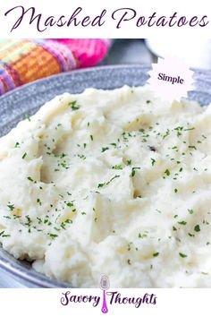 Southern Mashed Potatoes. Southern Mashed Potatoes, Southern Recipes Soul Food, Thanksgiving Recipes Side Dishes, Comfort Food Southern, Comfort Food Recipes Dinners