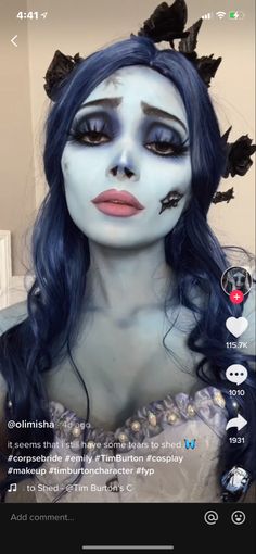 Mysterious Makeup, Corpse Bride Cosplay, Halloween Makeup Inspo, Pumpkin Makeup, Halloween Bride Costumes