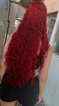 ❤️ Red Hair Streaks, Red Hair Tips, Stripe Hair, Deep Red Hair, Wine Hair Color, Wine Red Hair, Red Hair Inspo