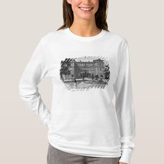 Marlborough House, from the garden, 1863 T-shirt, Women's, Size: Adult L, White Gender: female. Camille Desmoulins, Snow Camping, Musee Carnavalet, Paris T Shirt, Arctic Circle, Womens Basic, Marie Antoinette, Image Collection, Vincent Van Gogh