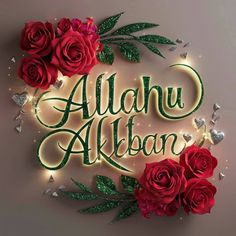 the name alhan alhan surrounded by red roses