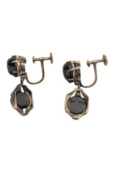 Grab these classic earrings today for some everyday luxury! Made with a dark jewel design, this is a perfect timeless drop earring to wear with all your favorites! From suits to jeans, you’re sure to be sparkling. 14K Gold Dark jewel design Screw bag closure Art Deco design Measures 1” long Elegant Drop Earrings With Screw Back, Elegant Screw Back Drop Earrings, Jewel Design, Everyday Luxury, Classic Earrings, Everyday Luxuries, Drop Earring, Gold Drop Earrings, Art Deco Design