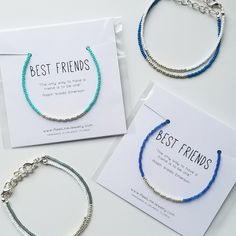 Today is one of the best days of the year because it's #NationalBestFriendDay ! 💚💙💜 Use coupon code RLJ15BFF today to save 15% of your order o $15 or more! Minimalist Friendship Bracelet For Best Friend, Silver Beaded Friendship Bracelet, Minimalist Beaded Friendship Bracelets, Minimalist Silver Friendship Bracelets, Silver Minimalist Friendship Bracelet For Best Friend Gift, Silver Minimalist Friendship Bracelet For Best Friend, Trendy Hypoallergenic Friendship Bracelet For Best Friend, Personalized Minimalist Beaded Bracelet For Best Friend, Minimalist Personalized Beaded Bracelet For Best Friend