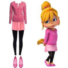 Brittany- Chipettes Outfit Chippetts Costume, Maya Nicole, Chipettes Costume, Team Costumes, Diy Halloween Costumes Easy, Fantasias Halloween, Fashion Inspiration Design, Couple Halloween