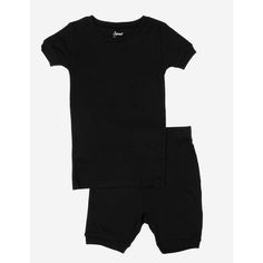 Your child will be comfortable and cozy in Leveret cotton long sleeve Pajamass. Available in a variety of colors, prints, and stripes. As a natural product, cotton may shrink 1-3 inches after washing. These Pajamass are designed to fit snugly for fire safety reasons. We rmend sizing up if your child is above average. Size: 4 year. Color: black. Gender: unisex. Age Group: kids. Pattern: solid. Cotton Pajama Shorts, Short Pajamas, Brown Tee, Fire Safety, Matches Fashion, Cotton Pyjamas, The Deal, Pajama Shorts, Kids Shorts