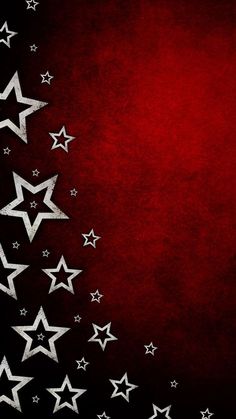 red and black background with white stars