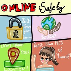 an image of online safety poster