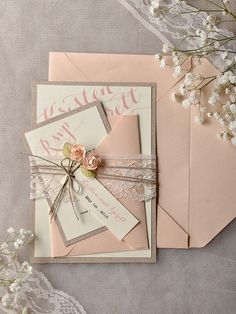 the wedding stationery is displayed on an instagramt for people to use it