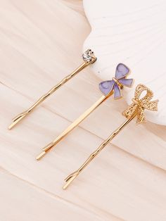 Embellished Bobby Pins, Diy Bobby Pins, Cute Bobby Pins, Baby Boy Art, Hair Bands Diy, Hair Acessories, Bobby Pin Hairstyles, Gold Hair Clips, Diy Gift Set