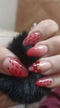 #Nesuko #damonslayer #fanfic #kimetsu_no_yaiba #nails #nailart #bloodnails #coquette #nesuko_nails Uñas Kimetsu No Yaiba, Blood Nails, Nails Nailart, Nail Arts