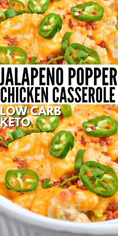 Low Carb Jalapeno Popper Chicken CasseroleAdd some heat to the dinner tableKeto jalapeno popper casserole bursts with spicy flavor and creamy chickentopped with crispy baconlowcarb lowcarbdiet Lowcarbjalapenopoppercasserole jalapenopopperchickencasserole jalapenopopper chickencasserole chicken casseroles dinnerideas food recipes Fresh Jalapeno Recipes Healthy, Jalapeño Popper Chicken Bake With Broccoli, Jalopena Popper Chicken Casserole Recipe, Keto Jalapeno Popper Chicken, Jalapeno Popper Casserole, Jalapeno Popper Chicken Casserole, Keto 2023, Popper Casserole