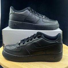 New Nike Air Force 1 Low Triple Black Mens/Kids Size 7y, Women Sz 8.5 Dh2920 001 >Brand New Never Worn And In Amazing Condition, (Has Box But Missing Lid) No Rips/Tears/Stains Anywhere On The Shoes. If You Have Any Questions Please Message Me And I’ll Get Back To You As Quickly As Possible. >If You Like This Pair Of Shoes You May Like Some Of My Other Pairs As Well, I Have Over 500 Pairs To Choose From I Give Discounts On All Bundles Casual Nike Air Force 1 With Fade-resistant Finish, Casual Nike Air Force 1 With Fade-resistant Detail, Nike Air Force 1 Fade-resistant Round Toe, Nike Air Force 1 Fade-resistant, Black Nike Air Force 1 Casual Fade-resistant, Nike Air Force 1 Fade-resistant For Streetwear, Nike Air Force 1 Streetwear Fade-resistant, Casual Black Nike Air Force 1 Lace-up, Casual Black Lace-up Nike Air Force 1