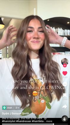 Cappuccino Hair Color, Cappuccino Hair, Brown Hair Inspiration, Brown Wavy Hair, Curled Hair, Beautiful Skin Care, Brown Hair Inspo, Hair Things, Hair Flip