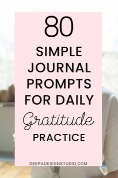 80 Powerful Gratitude List Journal Prompts for a happy life - List Ideas Journal, Gratitude List Ideas, Morning Journal Prompts, List Journal, Gratitude Journal Printable, Grateful For Everything, Gratitude Prompts, Ideas Journal, Gratitude Practice