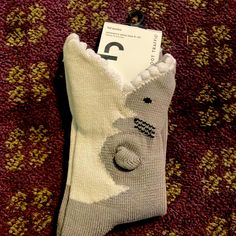 Foot Traffic Shark Socks Women’s Size 4-10 88% Cotton 10% Polyester 2% Elastane Soft Gray Casual Socks, Casual Soft Gray Socks, Cozy White Cotton Socks, Comfortable White Indoor Socks, Black Knee High Socks, Shark Socks, Smartwool Socks, Womens Knee High Socks, Lucky Brand Boots