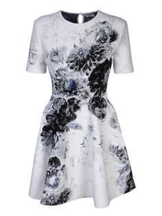 Fitted A-line Elegant Floral Dress, Elegant Fitted A-line Floral Dress, Elegant Floral Print A-line Dress, Elegant A-line Dress With Floral Print, Spring Jacquard Dresses With Short Sleeves, Elegant A-line Floral Dress For Evening, Fitted Jacquard Dress With Short Sleeves, Evening Floral Print A-line Dress, Evening A-line Dress With Floral Print