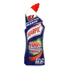 harpic liquid on a white background