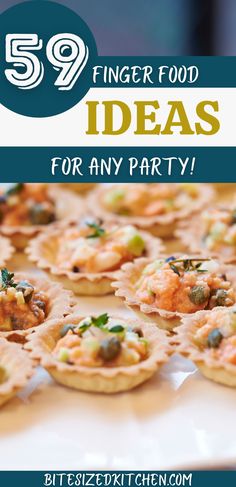 finger food ideas for any party