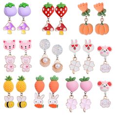 PRICES MAY VARY. Title: 10/20 Pairs Clip on Earrings for Girls -Cute Clip Earrings Hypoallergenic Earrings for Kids- ST Patricks Day Earrings Christmas Earrings. Product Type: Departments > Girls > Jewelry > Earrings > Stud