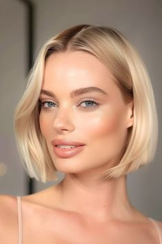 Blunt Bob Hairstyle For Thin Hair. Shoulder Length Layered, Curled Bob, Textured Pixie Cut, Lifeless Hair, Face Shape Hairstyles, Hair Advice, Haircut For Older Women, Brunette To Blonde