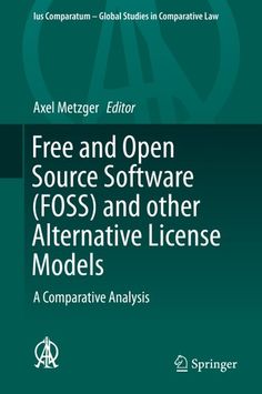 the book free and open source software foss and other alternativeive models