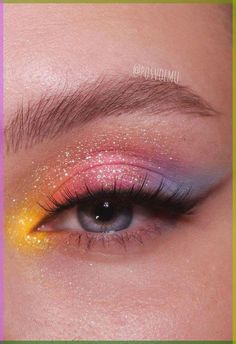 Festival Make Up, Mekap Mata, Cute Eye Makeup, Eye Makeup Pictures, Smink Inspiration, Eye Makeup Designs, Dope Makeup, Colorful Eye Makeup