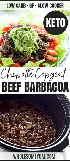 the keto chipotie copycat beef barbacoa is ready to be eaten