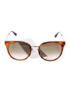 Gucci Round SunglassesBrown Tortoiseshell AcetateGradient LensesIncludes Case Tortoise Shell, Round Sunglasses, Sunglasses Accessories, Print Patterns, Women Accessories, Gucci, Sunglasses