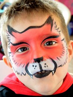 Leopard Face Paint, Fox Face Paint, Cool Face Paint, Kitty Face Paint, Leopard Face, Balloon Painting