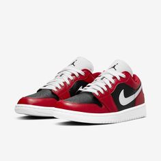 Brand: Air Jordan Model: WMNS Air Jordan 1 Low Nickname: 'Chicago Flip'Colorway: Gym Red / White - Black SKU: DC0774-603Release Date: 06/22/2021 Air Jordan 1 Low Red, Jordan 1 Low Chicago, Jordan 1 Low Red, Air Jordan 1 Low Women, Jordan 1 Low Women, Wmns Air Jordan 1, Jordan Model, Nike Air Jordan 1 Low, Jordan 11 Retro Low