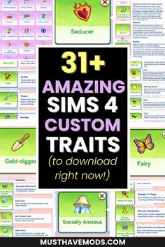 sims 4 cc traits Play Sims 4