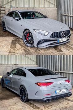 two different views of the mercedes cla