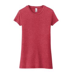 Find the District® Women's Fitted Perfect Tri® T-Shirt at Michaels. com. This perfect triblend tee fits closer to the body for a form-flattering silhouette. This perfect triblend tee fits closer to the body for a form-flattering silhouette. Details: Available in multiple colors and sizes 4.5-ounce, 50/25/25 poly/combed ring spun cotton/rayon, 32 singles Form fitting 1x1 rib knit neck Tear-away label Shoulder to shoulder taping Size up for a less fitted look | District® Women's Fitted Perfect Tri The Body, Rib Knit, Red, T Shirt, Clothes, Color