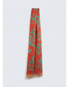 Modal and cotton scarf with floral design Printed Cinzia Rocca signature Floral design Fringe finishing on 2 sides Pink Scarf, Pink Scarves, Leather Belt Bag, Striped Scarves, Spiral Design, Cotton Scarf, Genuine Leather Belt, Bags And Accessories