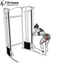 an image of a woman doing squats on a machine