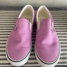 Never Worn Women’s Purple/Pink Vans Size 6 Purple Vans Slip-on Sneakers, Purple Slip-on Vans Sneakers, Purple Slip-on Sneakers For Spring, Trendy Purple Vans Sneakers, Vans Shoes Women, Van Color, Pink Vans, Women's Vans, Womens Vans