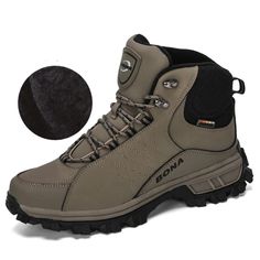 • Insole Material: PU• Outsole Material: Rubber• Closure Type: Lace-up• Upper Material: Leather• Fit: Fits true to size, take your normal size• Lining Material: Plush• Feature: Breathable• Shoe Width: Medium(B,M)• Import Product Winter Hiking Boots With Slip-resistant Round Toe, Casual Slip-resistant Winter Hiking Boots, Wear-resistant Winter Sports Boots, Winter Sports Wear-resistant Boots, Casual Waterproof Wear-resistant Boots For Sports, Casual Wear-resistant Waterproof Boots For Sports, Non-slip Lace-up Winter Boots, Non-slip Black Hiking Boots, Fade-resistant Synthetic Hiking Boots With Round Toe