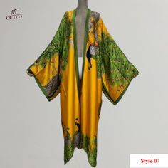 Summer kimono beach wear women Africa dress bikini cover up Cardigan print abayas, Plus size Beach cover up outfits for women, gift for her * Style: Young Style * Material: Polyester * Young Style: Bohemian * Size: length 145cm (57 inches)/ bust: 130 cm/51.2 inches * Note: 1. Please help me check size before ordering. Because Items measured by hands; they may be 2-4cm differences. (All measurement in cm and please note 1cm=0.39inch 1 inch=2.54cm ) 2. Because of lighting effects, the color of shi Non-stretch Long Sleeve Maxi Beach Dress, Non-stretch Long Sleeve Maxi Dress For Beach, Free Size Kaftan For Spring Beach Cover-up, Non-stretch Long Beach Dresses, Printed Kimono Beach Cover-up For Beach Season, Printed Non-stretch Maxi Dress For Vacation, Spring Beach Wrap Maxi Dress, Spring Wrap Robe For Beach Cover-up, Summer Vacation Wrap Maxi Dress