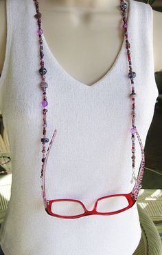 Hey, I found this really awesome Etsy listing at https://www.etsy.com/listing/202562336/purple-eyeglass-chain-purple-necklace Adjustable Glass Beaded Necklaces With Wire Wrapping, Adjustable Purple Glass Beaded Necklaces, Adjustable Glass Beaded Necklace With Wire Wrapped, Handmade Purple Glass Beaded Necklaces, Purple Glass Glasses Chains As Gift, Wire Wrapped Round Glass Beaded Necklaces, Beaded Glass Glasses Chains As Gift, Handmade Adjustable Glass Beaded Necklaces, Gift Beaded Glass Glasses Chains