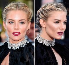 French Plaits, Cheeks Makeup, Occasion Hairstyles, Rocker Hair, Vampy Lips, Wedding Haircut, Hair Crown, Braided Bun Hairstyles, Updo Hairstyle