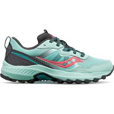 Excursion TR16 Saucony Running Shoes, Walking Everyday, Trail Runner, Saucony Shoes, Trail Runners, Color Aqua, Outdoor Essentials, Wide Shoes, Trail Shoes