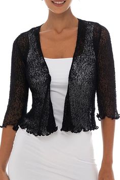 Back From Bali Womens Sheer Shrug Cardigan Lightweight Knit Mesh Knit Sweater, Sheer Shrug, Cut Dresses, Summer Shawl, Bolero Shrug, Cozy Knit Sweater, Metallic Yarn, Upper Arms