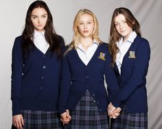 The Moth Diaries, All Girls Boarding School, Sarah Bolger, Gallagher Girls, Sarah Gadon, College Uniform, Lily Cole, Tartan Fashion, School Uniform Kids