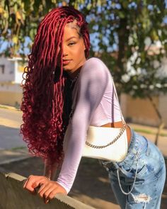 Short Box Braids Hairstyles, Goddess Braids Hairstyles, Faux Locs Hairstyles, Braids Hairstyles Pictures, Quick Braided Hairstyles, Punk Hair, Pretty Braided Hairstyles, Braids With Curls