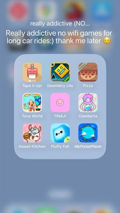 Fun Games That Dont Need Wifi, Must Have Apps For Road Trips, Games To Play With No Wifi, Best Non Wifi Games, Offline Apps For Travel, Addictive No Wifi Games, Offline Games For Long Car Rides, Cute No Wifi Games, What To Do In Long Car Rides