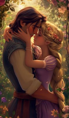 disney couple hugging Tangled Rapunzel And Eugene, Couples Artwork, Rapunzel Y Flynn, Rapunzel Eugene, Editing Aesthetic, Princess Artwork, Tangled Wallpaper, Avatar Poster, Disney Romance