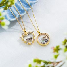 With a gold finish and the sparkle of silk crystals, our Crystal Gold Heart Locket isn't just a piece of jewelry; it's a keeper of memories and tells your story of the joy in funding the simple pleasures of life. Add your favorite chain floating locket charms to complete the look! Gold Charms Locket Necklace Keepsake, Gold Locket Necklace With Birthstone For Keepsake, Heart Pendant Jewelry With Removable Charms As Gift, Gold Jewelry With Removable Charms For Valentine's Day, Gold Charm Necklace With Adjustable Chain For Keepsake, Gold Heart Charm Locket Necklace, Gold Locket Necklace With Birthstone For Gift, Gold Round Locket Necklace With Heart Charm, Anniversary Jewelry With Removable Heart Charms