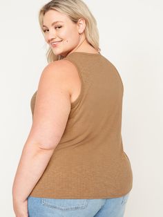 Our Luxe tank tops are supremely soft and drape beautifully.  You deserve it  Crew neck.  Sleeveless arm openings.  Rib-knit, with comfortable stretch.  Swing silhouette.  @modelsizes 5’9":S | 5'7":L | 5'10":XL @modelsizes BodEquality means size eq High Neck Sleeveless, Petite Size, You Deserve, Rib Knit, Old Navy, Sleeveless Top, Open Shoulder Tops, High Neck, Floral Print