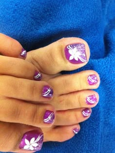 Flower Toe Nails, Fruit Nail, Feet Nail Design, Pedicure Designs Toenails, Fruit Nail Art, Acrylic Toes, Rose Nail Art